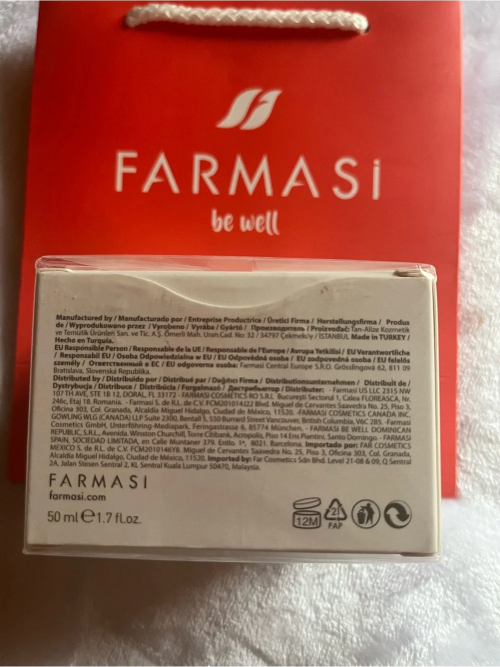 Farmasi Dr. Tuna Age Reversist Facial Night Face Mask